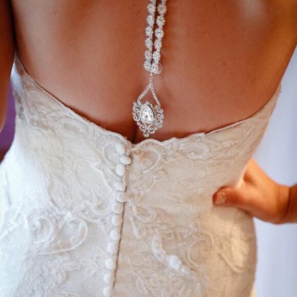 Watters Wedding Gown - Fabienne - Worn only for ceremony and first dance - Picture 8 of 13